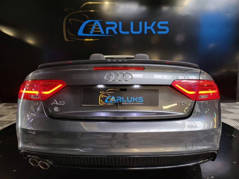 AUDI A5 CABRIOLET 2.0 TDi 190cv S-LINE Multitronic / DECAPOTABLE / 2 MAIN / ENTRETIEN EXCLUSIF AUDI