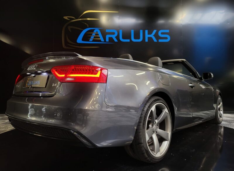 AUDI A5 CABRIOLET 2.0 TDi 190cv S-LINE Multitronic / DECAPOTABLE / 2 MAIN / ENTRETIEN EXCLUSIF AUDI