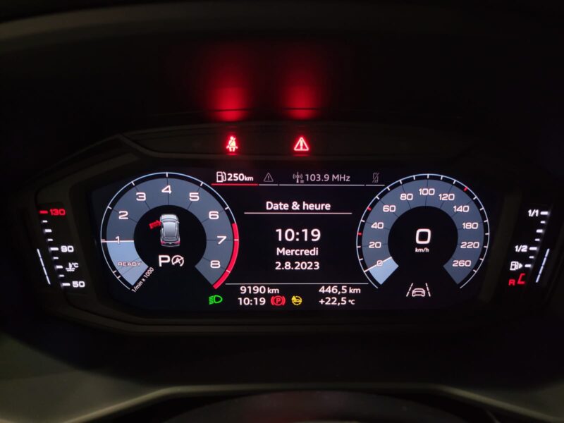 AUDI A1 SPORTBACK 30 TFSI 110cv Advanced S-Tronic7 1ère Main // APPLE CARPLAY/RADAR-AR/PHARES LEDS