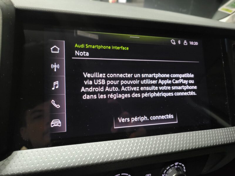 AUDI A1 SPORTBACK 30 TFSI 110cv Advanced S-Tronic7 1ère Main // APPLE CARPLAY/RADAR-AR/PHARES LEDS