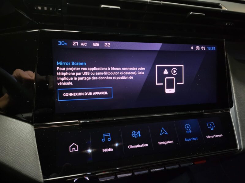 PEUGEOT 308 1.2 THP 130cv Allure Pack EAT8 1ère Main 8300kms // MIRROR LINK/APPLE CARPLAY/CAMERA DE 