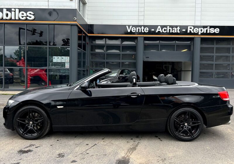 BMW SERIE 3 E93 CABRIOLET 320i 2.0 170 Cv CUIR GPS ANDROID FULL BLACK - Garantie1an