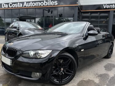 BMW SERIE 3 E93 CABRIOLET 320i 2.0 170 Cv CUIR GPS ANDROID FULL BLACK - Garantie1an