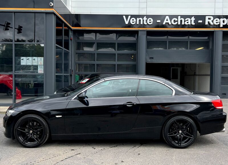 BMW SERIE 3 E93 CABRIOLET 320i 2.0 170 Cv CUIR GPS ANDROID FULL BLACK - Garantie1an