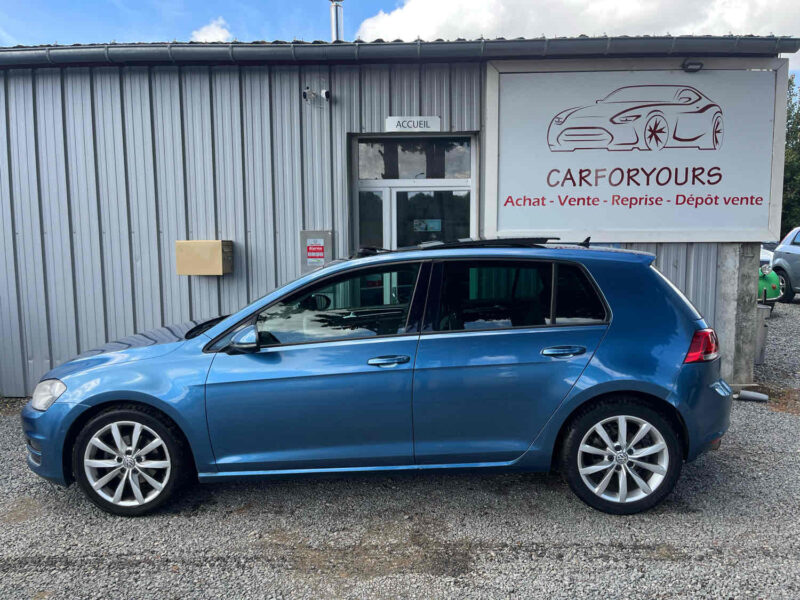 GOLF VII 1.6 105cv BOITE AUTO - TOIT OUVRANT   