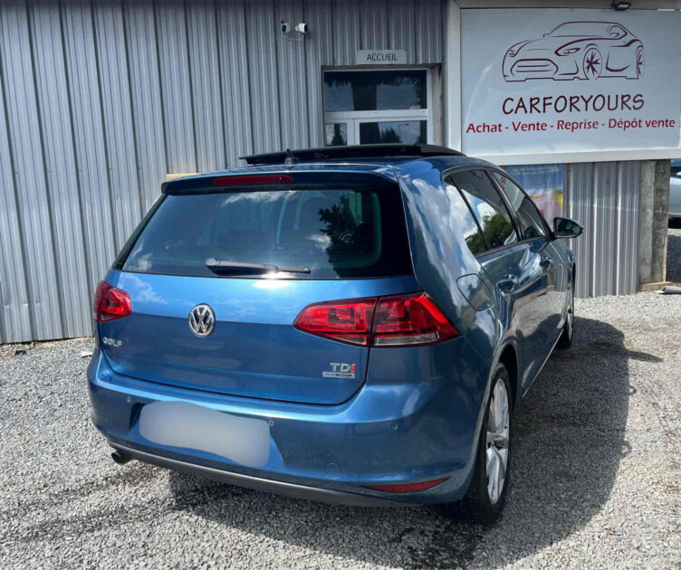 GOLF VII 1.6 105cv BOITE AUTO - TOIT OUVRANT   