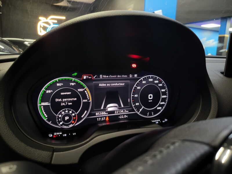 AUDI A3 Sportback 1.4 TFSI E-TRON S-LINE S-TRONIC 204cv COCKPIT / CARPLAY / ECLAIRAGE AMBIANCE