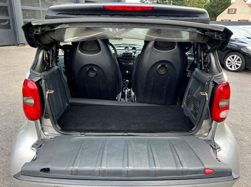 SMART FORTWO CABRIOLET 0.6 55 Cv CABRIO / BOITE AUTOMATIQUE - Garantie 6 Mois