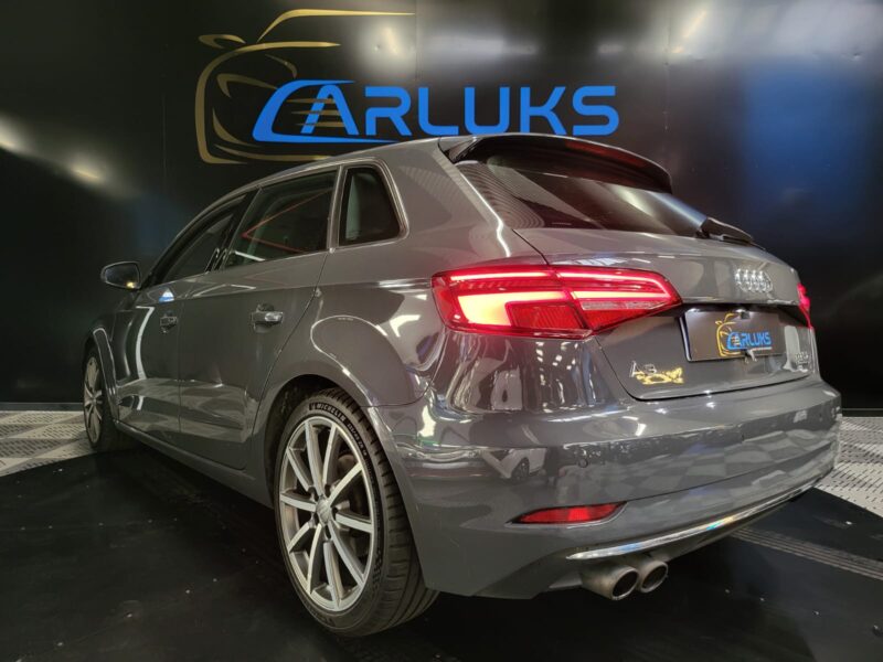 AUDI A3 Sportback 2017 2.0 TFSI Quattro 190cv  /CARPLAY+VIRTUAL COCKPIT+CAMERA+VOLANT MEPLA