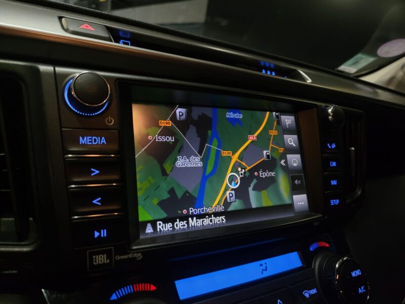 TOYOTA RAV4 Hybrid 2.5 VVT-i 155cv 2WD Lounge CVT // SIEGES CHAUFFANTS/CAMERA/ALERTE FRANCHISSEMENT 