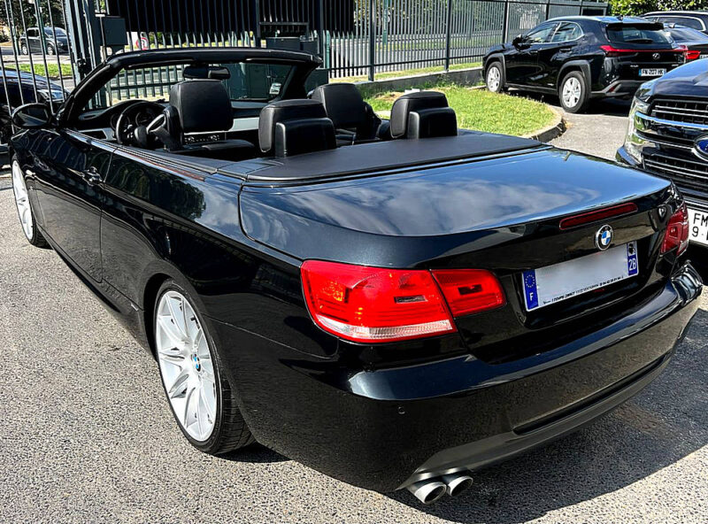 BMW SERIE 3 E93 CABRIOLET 330D 3.0. 6 CYLINDRES 231 PACK M SPORT / CUIR GPS BLUETOOTH - Garantie1an