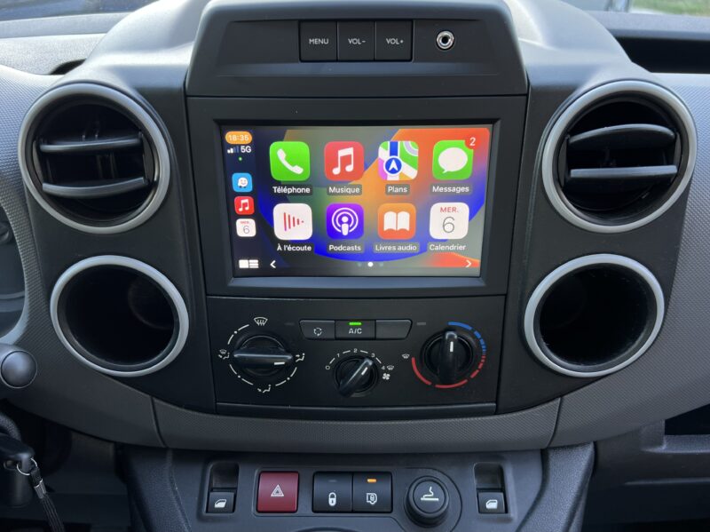 CITROEN BERLINGO II PHASE 3 1.6 BLUEHDI 100 Cv 1ERE MAIN 3 PLACES GPS REGULATEUR CARPLAY Garantie1an