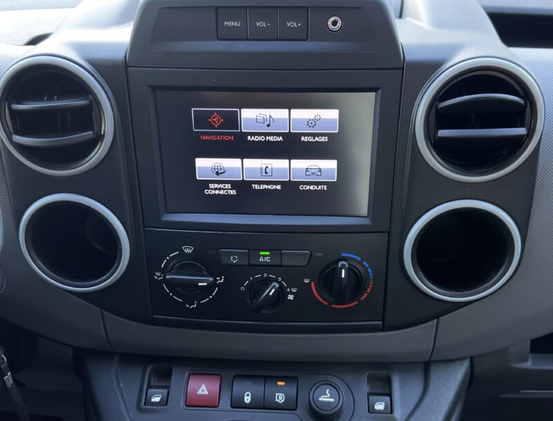 CITROEN BERLINGO II PHASE 3 1.6 BLUEHDI 100 Cv 1ERE MAIN 3 PLACES GPS REGULATEUR CARPLAY Garantie1an