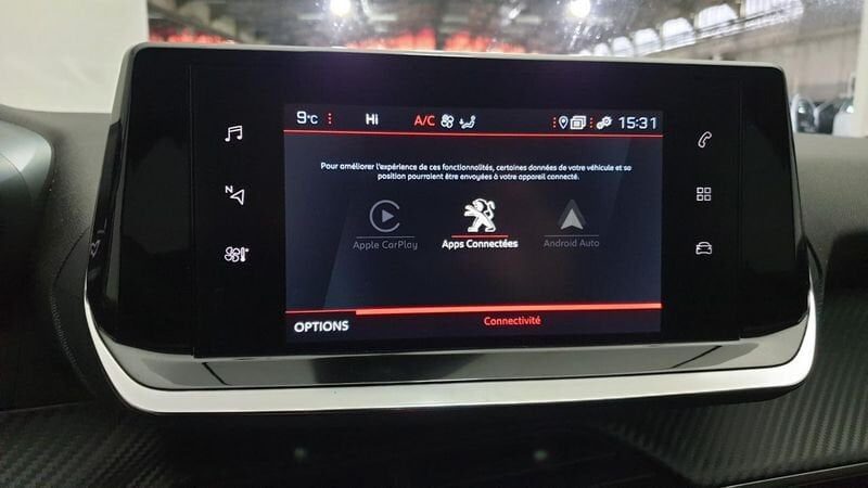 Peugeot 208 nouvelle 1.2 puretech 100cv eat8 allure + navi pack safety plus