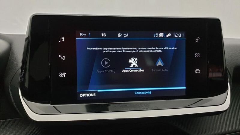 Peugeot 208 nouvelle 1.2 puretech 100cv eat8 allure + navi pack safety plus