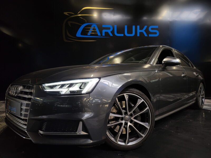 AUDI A4 B9 S4 quattro V6 TFSI 354 cv / CARPLAY / TOIT OUVRANT / SEMI CUIR MASSANT CHAUFANT