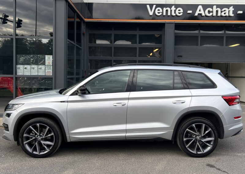 SKODA KODIAQ SPORTLINE 2.0 TDI 190 4x4 DSG7 - 57 600 Kms ATTELAGE TOIT OUVRANT CARPLAY - Garantie1an