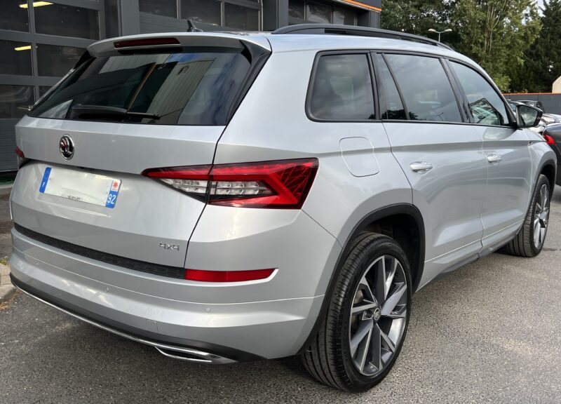 SKODA KODIAQ SPORTLINE 2.0 TDI 190 4x4 DSG7 - 57 600 Kms ATTELAGE TOIT OUVRANT CARPLAY - Garantie1an