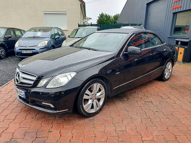 MERCEDES CLASSE E CABRIOLET 2011