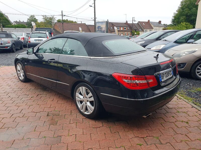 MERCEDES CLASSE E CABRIOLET 2011