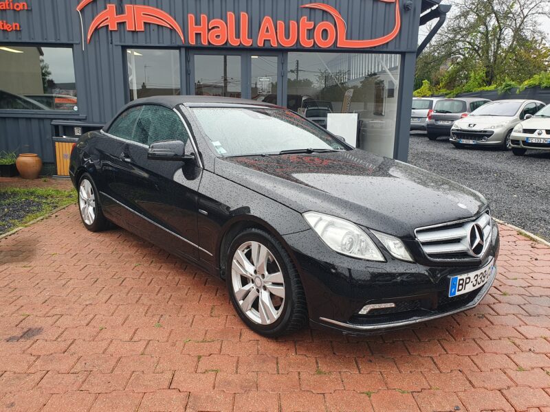 MERCEDES CLASSE E CABRIOLET 2011