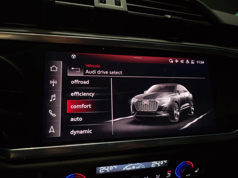 AUDI Q3 SPORTBACK 40 TDI 200cv S-Line S-Tronic7 // APPLE CARPLAY/TOIT OUVRANT/SIEGES CHAUFFANTS