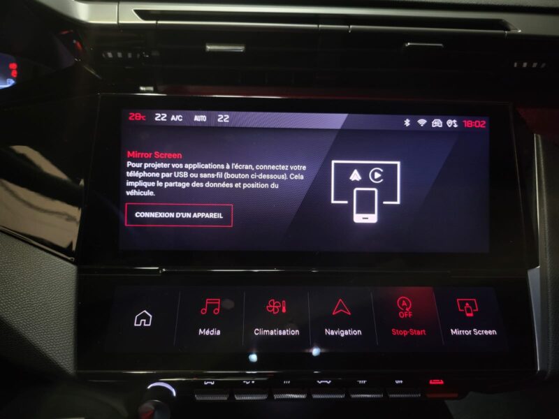 PEUGEOT 308 III 1.2 PureTech 130cv Allure EAT // APPLE CARPLAY/CAMERA DE RECUL/MIRROR LINK