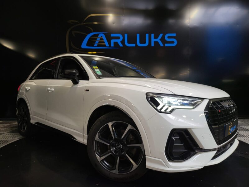 AUDI Q3 II 2019 35 TDI 2.0 150 S LINE S TRONIC APPLE CARPLAY PACK BLACK