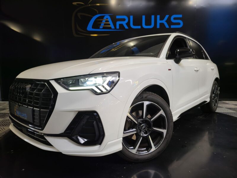 AUDI Q3 II 2019 35 TDI 2.0 150 S LINE S TRONIC APPLE CARPLAY PACK BLACK
