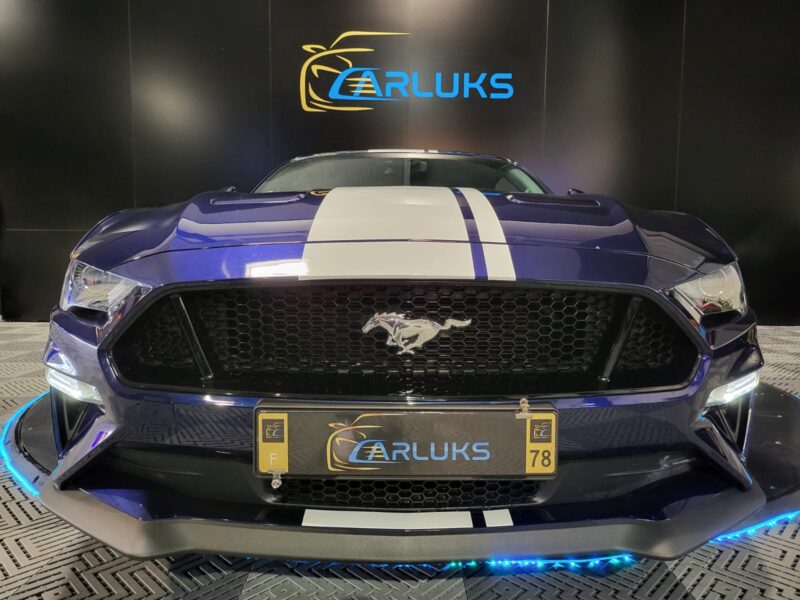 FORD MUSTANG GT Coupé 5.0 V8 450cv BVA // SIEGES CLIMATISE/APPLE CARPLAY/BECQUET/PACK CARBONE