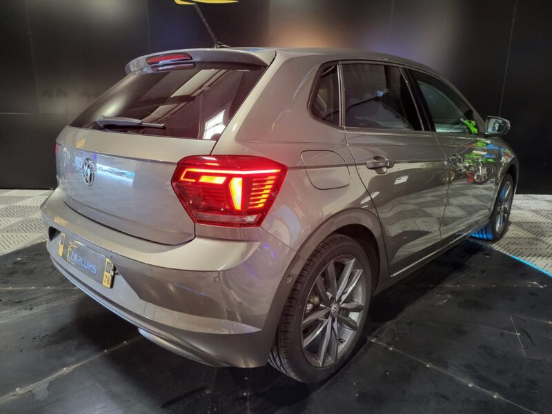 VOLKSWAGEN POLO VI 1.0 TSI 115cv Carat Exclusive DSG7 1ère Main // APPLE CARPLAY/CAMERA DE RECUL/SIE