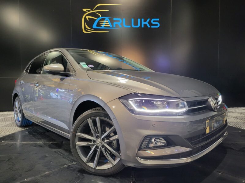 VOLKSWAGEN POLO VI 1.0 TSI 115cv Carat Exclusive DSG7 1ère Main // APPLE CARPLAY/CAMERA DE RECUL/SIE