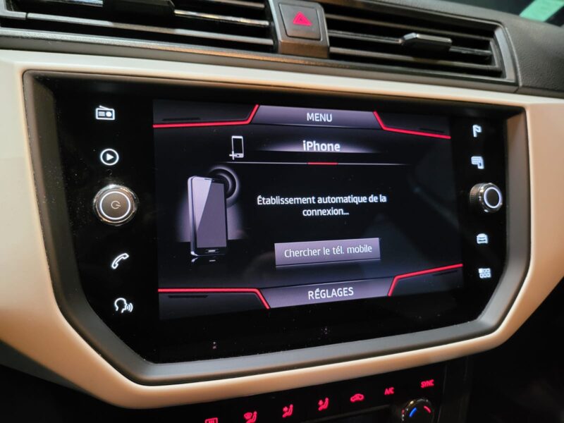SEAT ARONA 1.6 TDI 95cv Xcellence DSG7 1ère Main // APPLE CARPLAY/ANDROID AUTO/CAMERA DE RECUL