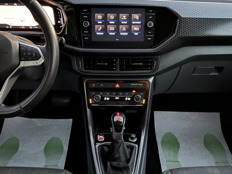 VOLKSWAGEN T-CROSS CARAT 1.0 TSI 116 1ERE MAIN / DSG7 CARPLAY & ANDROID CAMERA KEYLESS - Garantie1an