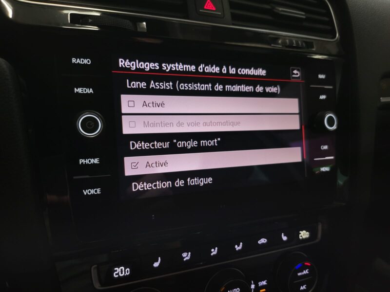 VOLKSWAGEN GOLF VII 7 GTI 230cv CARPLAY / CAMERA/ AIDES A LA CONDUITE