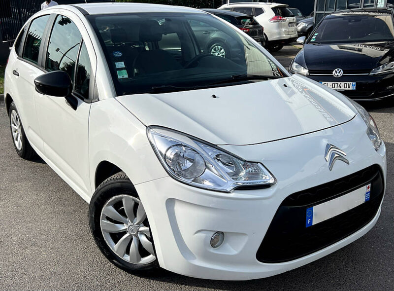 CITROEN C3 II 1.1 60 Cv 5 PORTES / CLIMATISATION BLUETOOTH CRIT AIR 1 - Garantie1an