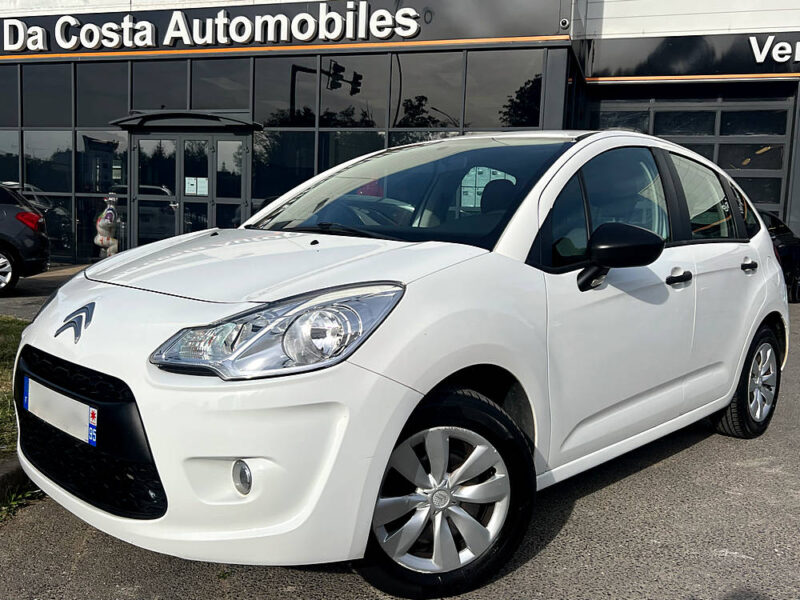 CITROEN C3 II 1.1 60 Cv 5 PORTES / CLIMATISATION BLUETOOTH CRIT AIR 1 - Garantie1an