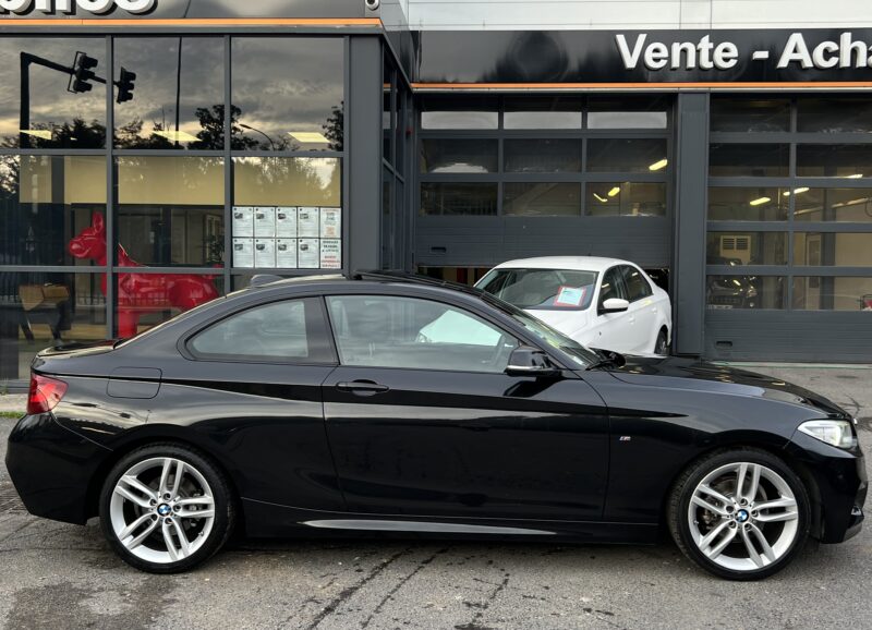 BMW SERIE 2 COUPE F22 PACK M SPORT 218D 2.0 150 Cv TOIT OUVRANT KEYLESS GPS CAMERA BVA8 Garantie1an