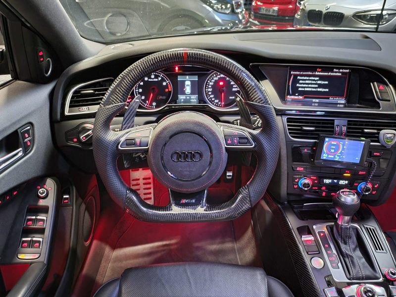 AUDI RS4 AVANT V8 4.2L 450CH QUATTRO SUIVI COMPLET AUDI / LIGNE MILLTEK+FREINS CERAMIQUE+VOLANT CARB