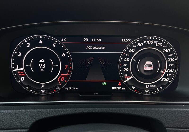 VOLKSWAGEN GOLF PHASE 2 GTI PERFORMANCE 2.0 TSI 245 TOIT OUVRANT VIRTUAL COCKPIT - Garantie6Mois