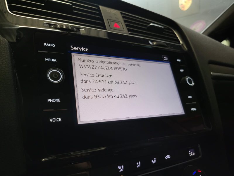 VOLKSWAGEN GOLF VII GTE 1.4L Hybrid 204CH / VIRTUAL COCKPIT+CARPLAY+CAMERA