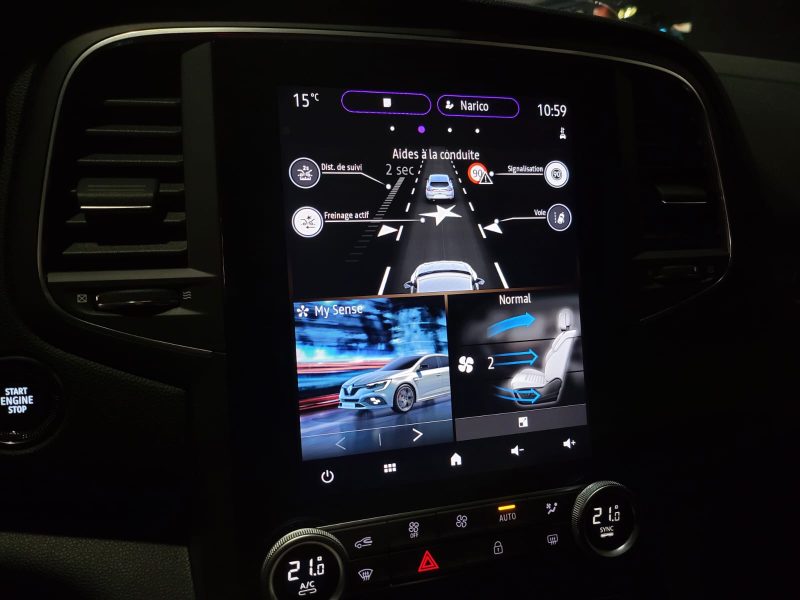 RENAULT MEGANE RS Trophy 1.8 TCe 300cv 4Control EDC // APPLE CARPLAY/SIEGES CHAUFFANT/CAMERA DE RECU