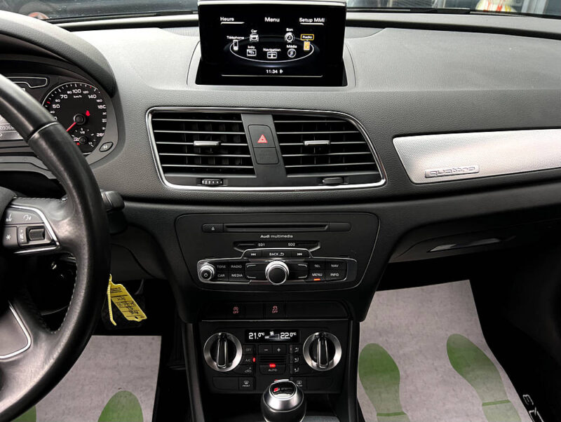 AUDI Q3 QUATTRO 2.0 TDI 163 Cv S-TRONIC 7 / GPS BLUETOOTH REGULATEUR LEDS XENONS - GARANTIE 1 AN
