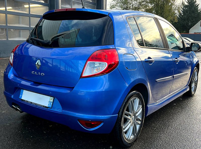 RENAULT CLIO III PHASE 2 GT 1.6 128 Cv 1ERE MAIN / ORIGINE FRANCE GPS TOMTOM 5 PORTES - Garantie 1an