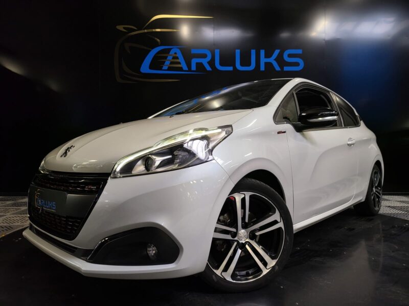 PEUGEOT 208 1.2 PURETECH 110cv GT LINE TOIT PANORAMIQUE / AUDIO JBL / CARPLAY 1E MAIN SUIVIE PEUGEOT