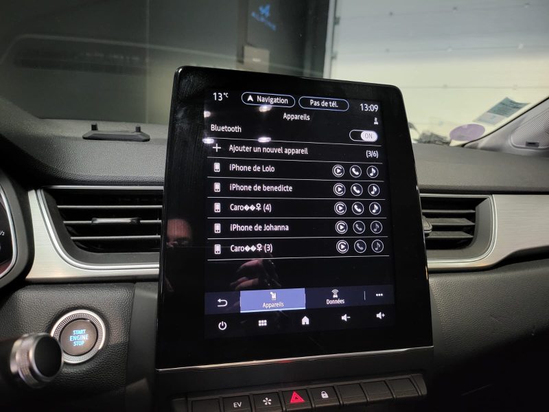 RENAULT CAPTUR II 1.6 E-Tech Hybrid 145/94cv Intens BVA 1ère Main / MODE EV/CHARGEUR A INDUCTION/CAM