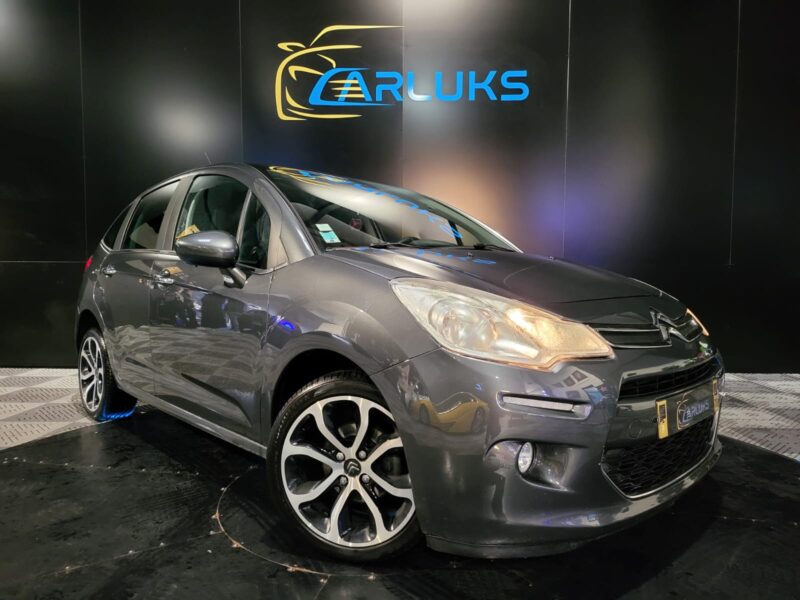 CITROEN C3 II 1.6 BlueHDi 100cv Exclusive // APPLE CARPLAY/CAMERA DE RECUL/PARE-BRISE PANORAMIQUE