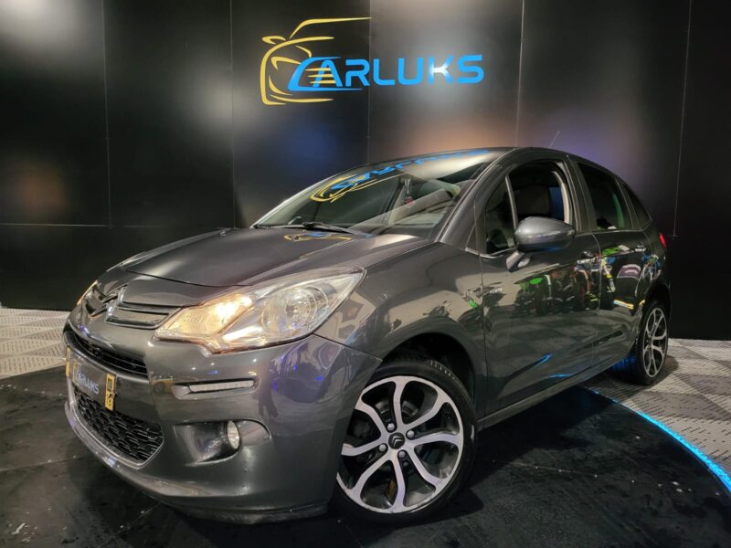 CITROEN C3 II 1.6 BlueHDi 100cv Exclusive // APPLE CARPLAY/CAMERA DE RECUL/PARE-BRISE PANORAMIQUE
