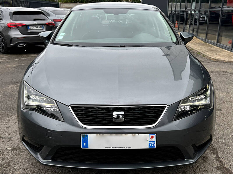 SEAT LEON III 1.6 TDI 105 START & STOP / GPS BLUETOOTH REGULATEUR FEUX LEDS - GARANTIE 1 AN