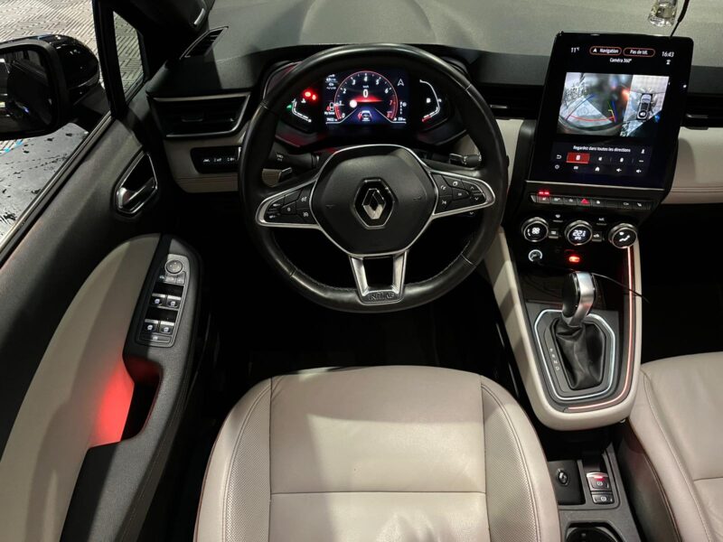 RENAULT CLIO V 1.3 TCe 130cv Initiale Paris EDC // CAMERA DE RECUL/ PALETTES AU VOLANT/VOLANT CHAUFF